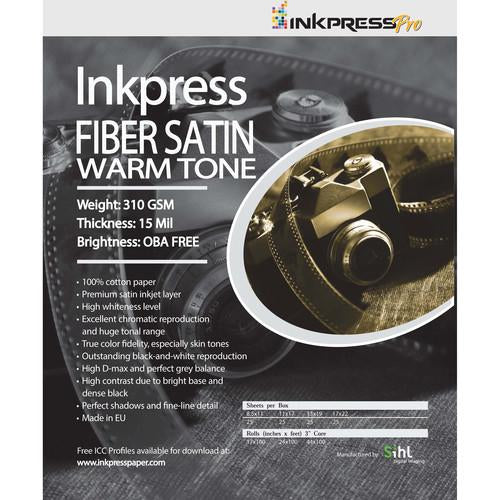 InkPress Fiber Satin Warm Tone Paper - InkJet Supply Pro