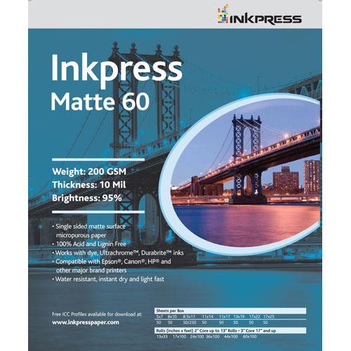 Inkpress Matte 60 Paper Rolls - InkJet Supply Pro