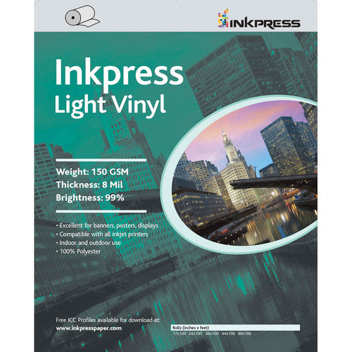 InkPress Light Vinyl Rolls - InkJet Supply Pro