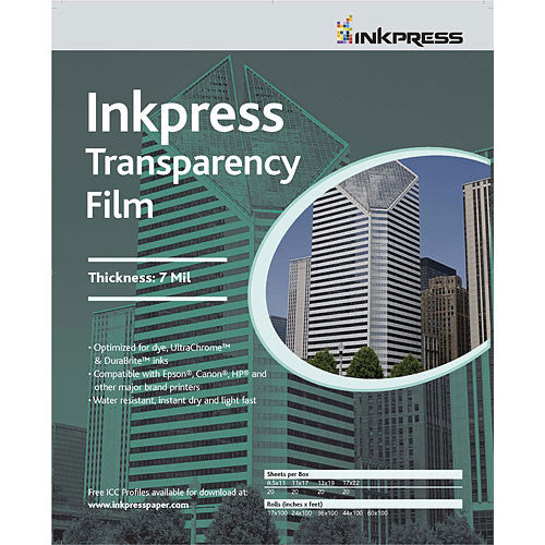 InkPress Transparency Film Roll - InkJet Supply Pro